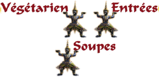 soupes, entr&eacute;es, plats v&eacute;g&eacute;tariens